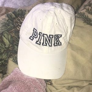 Pink/VS white hat